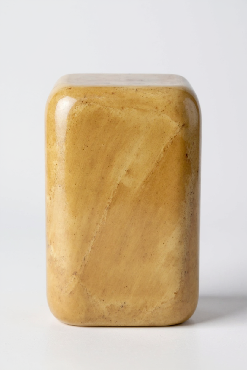 Holzhocker - Beistelltisch Couchtisch - Handgefertigter Hocker aus massivem Suarholz- 50x30x40 cm