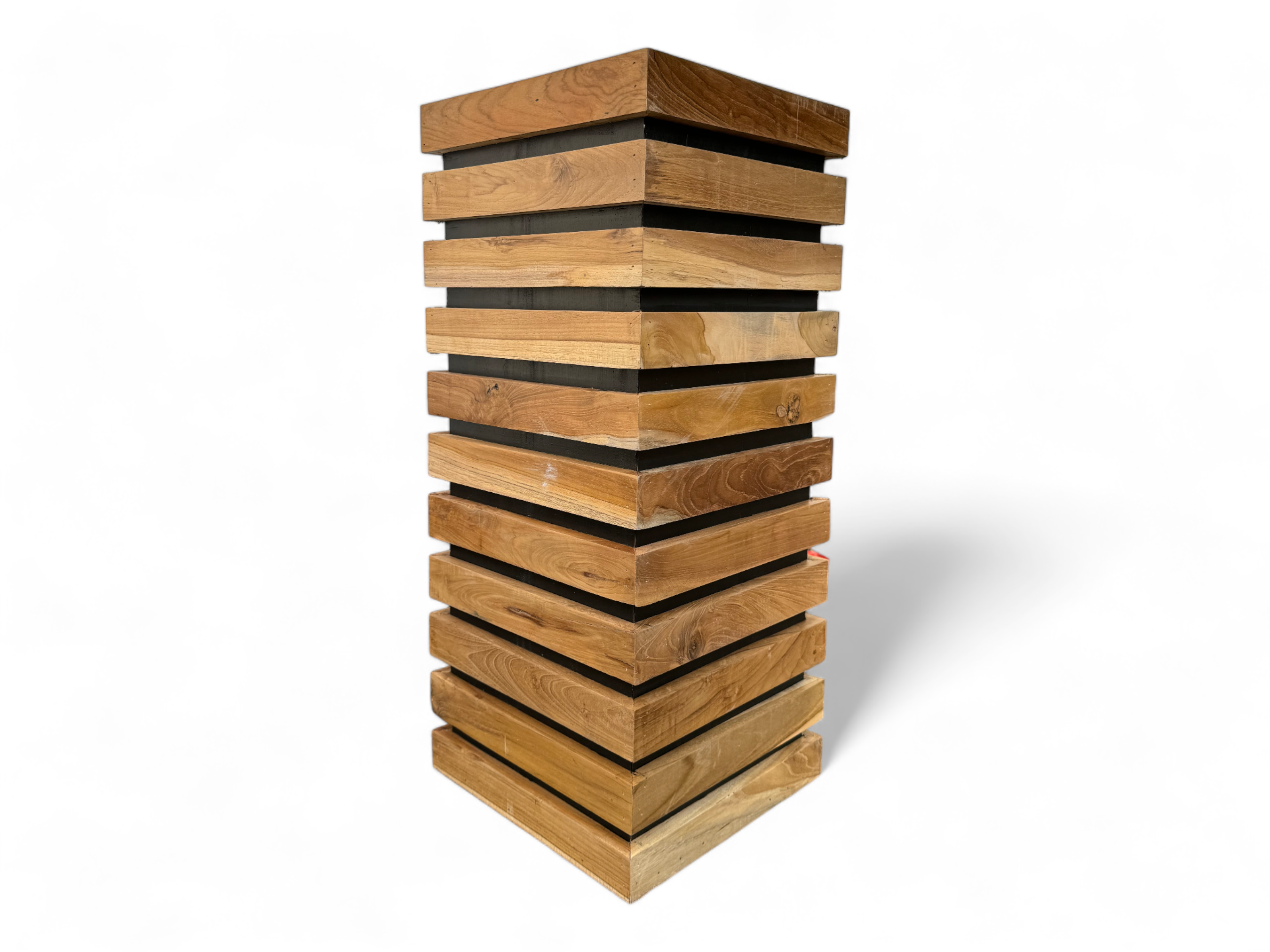 Holz Blumenkasten – Blumenkübel Balkonkasten Pflanzkasten – Handgefertigt – Modern mit Holzlatten