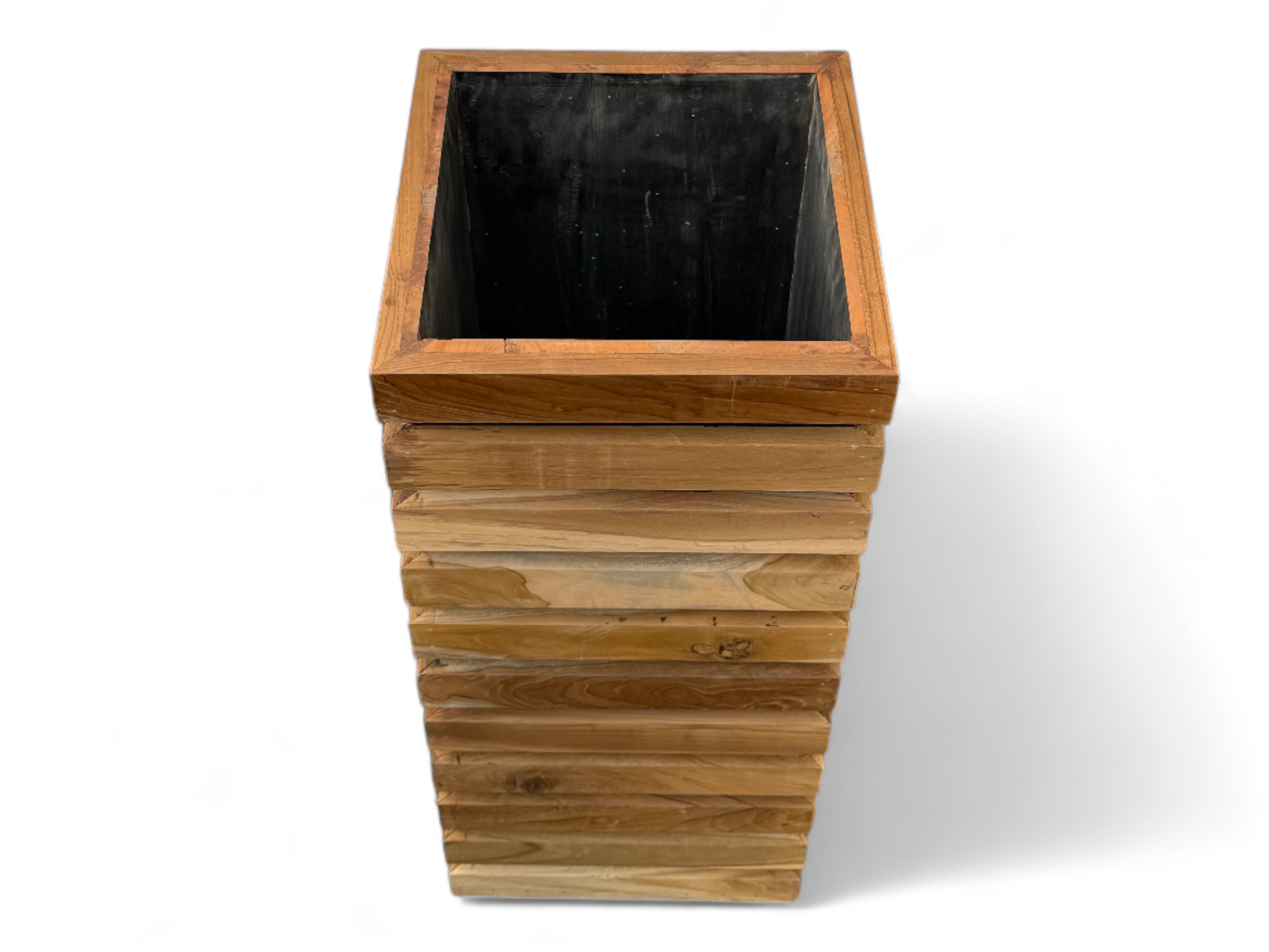 Holz Blumenkasten – Blumenkübel Balkonkasten Pflanzkasten – Handgefertigt – Modern mit Holzlatten