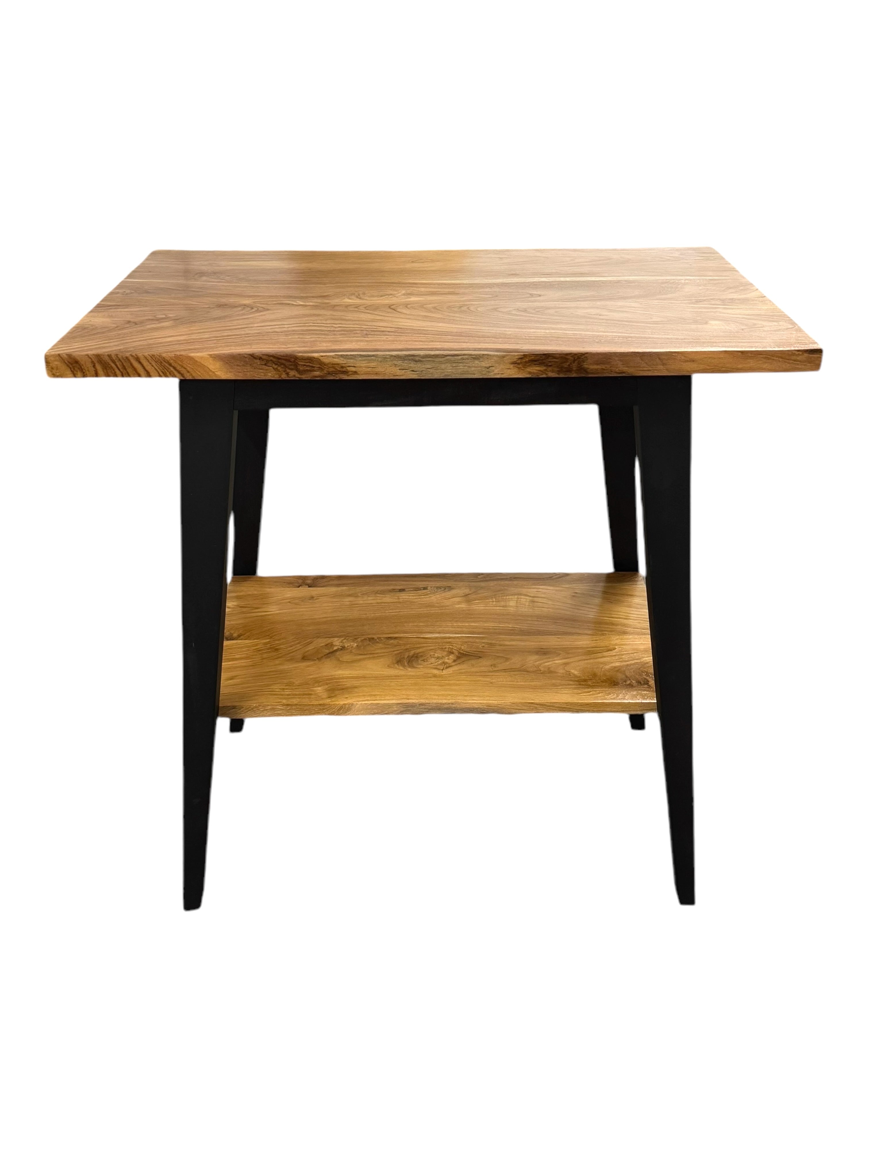 Holz Waschtisch - Mit zusätzlichem Boden - Für Waschbecken - Teakholz - 81x80x50 cm - FaHome