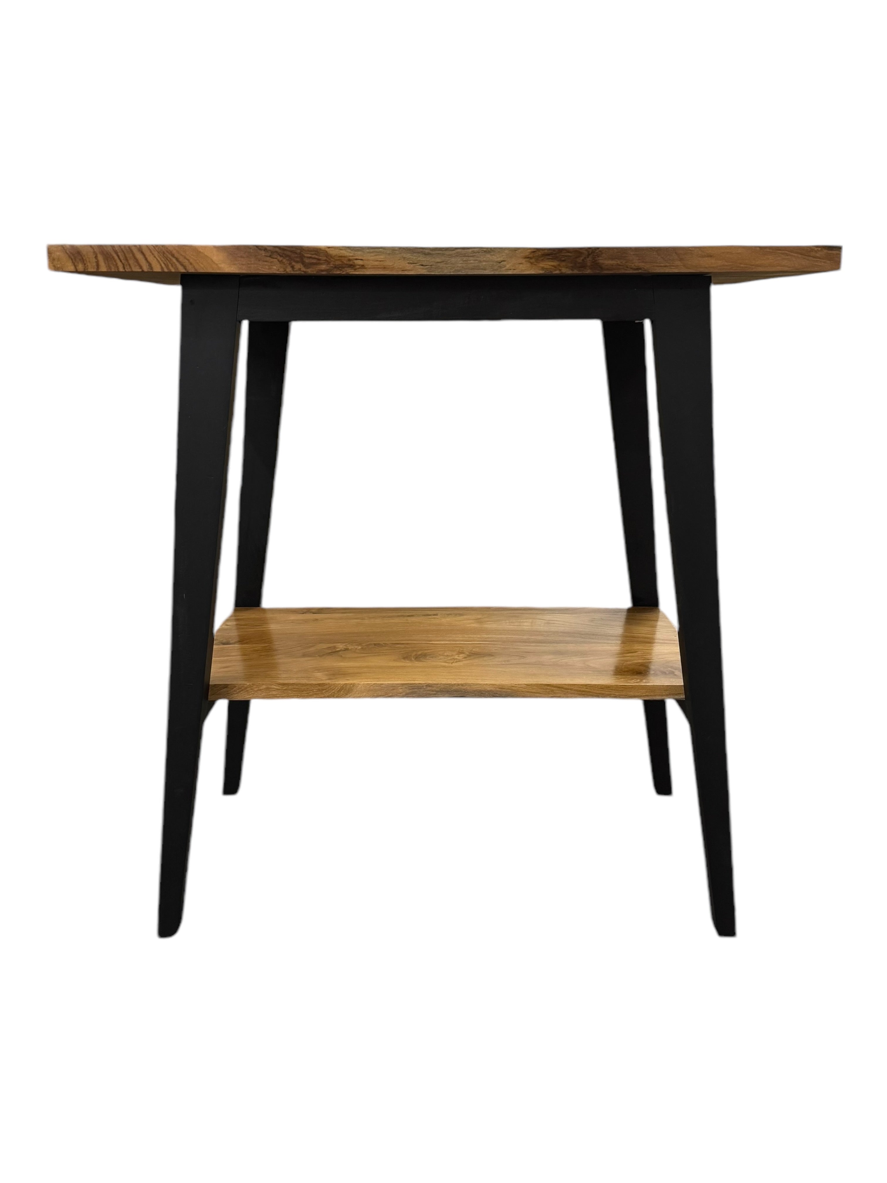 Holz Waschtisch - Mit zusätzlichem Boden - Für Waschbecken - Teakholz - 81x80x50 cm - FaHome