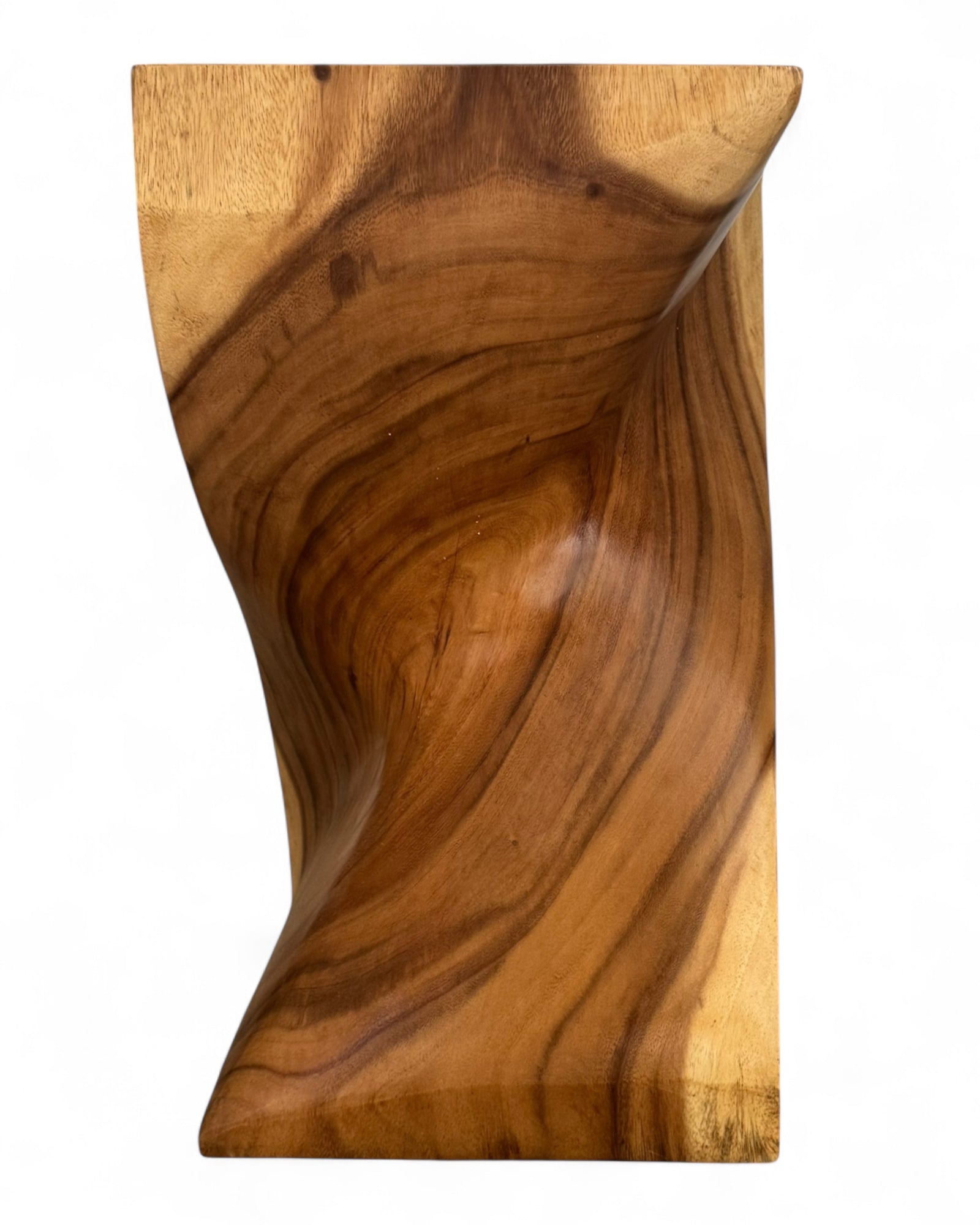 Tabouret en bois - Table d'appoint en bois noble - Tabouret en bois - Table d'appoint en bois fabriquée à la main - 50x28x28cm