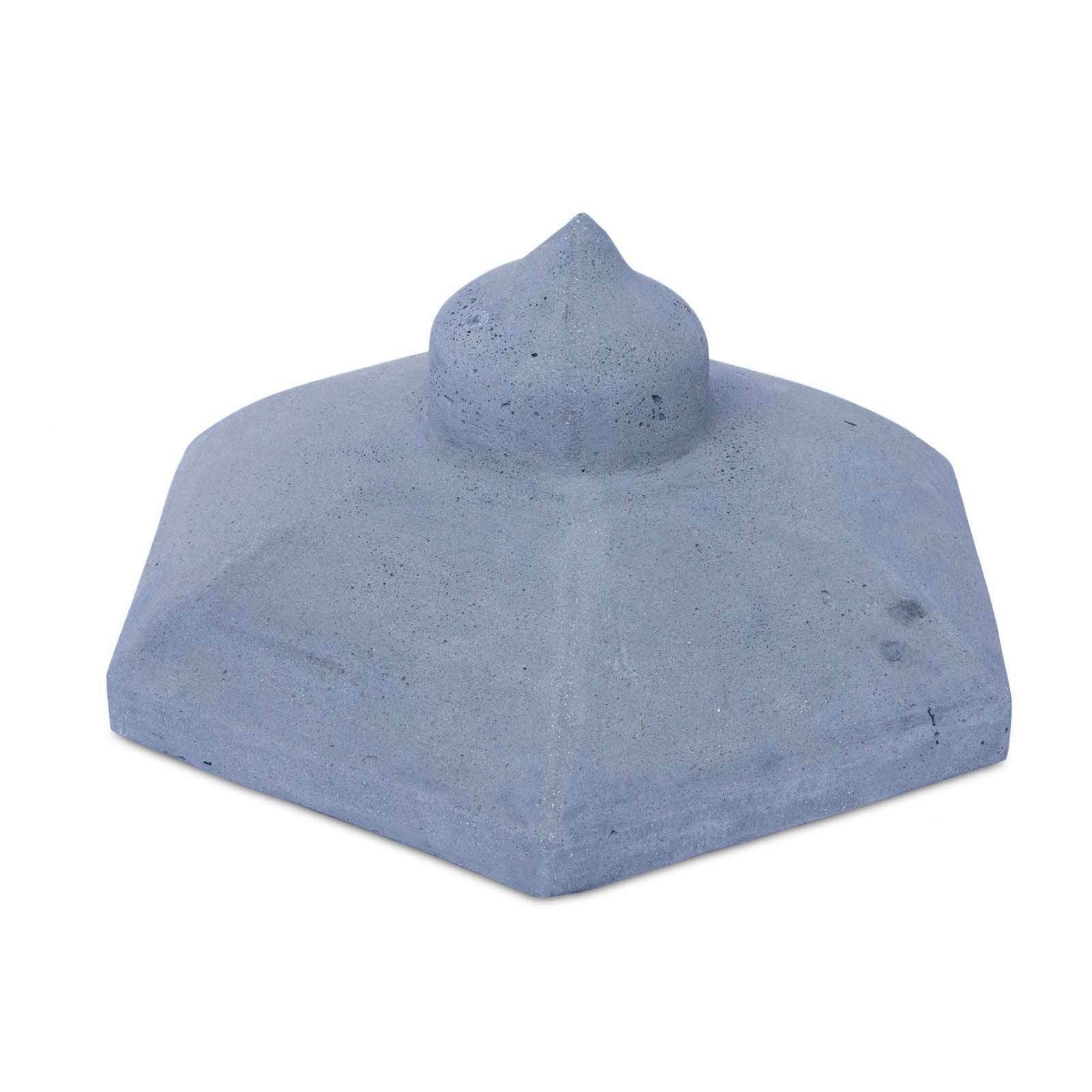 Gartenlaterne - Deko Garten - Japan Steinlaterne Wetterfest - Stein Gemisch 3-Teilig Grau - 80x51x51 cm