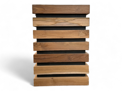 Holz Blumenkasten – Blumenkübel Balkonkasten Pflanzkasten – Handgefertigt – Modern mit Holzlatten