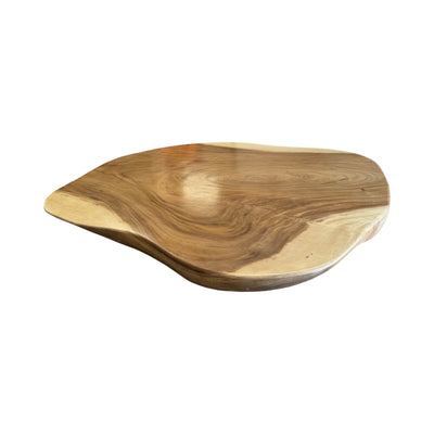 Holz Tischplatte – Wohnzimmertisch – Natürliche Formen – Ausgeschnitten aus massivem Suarholz – 160x114x8 - FaHome