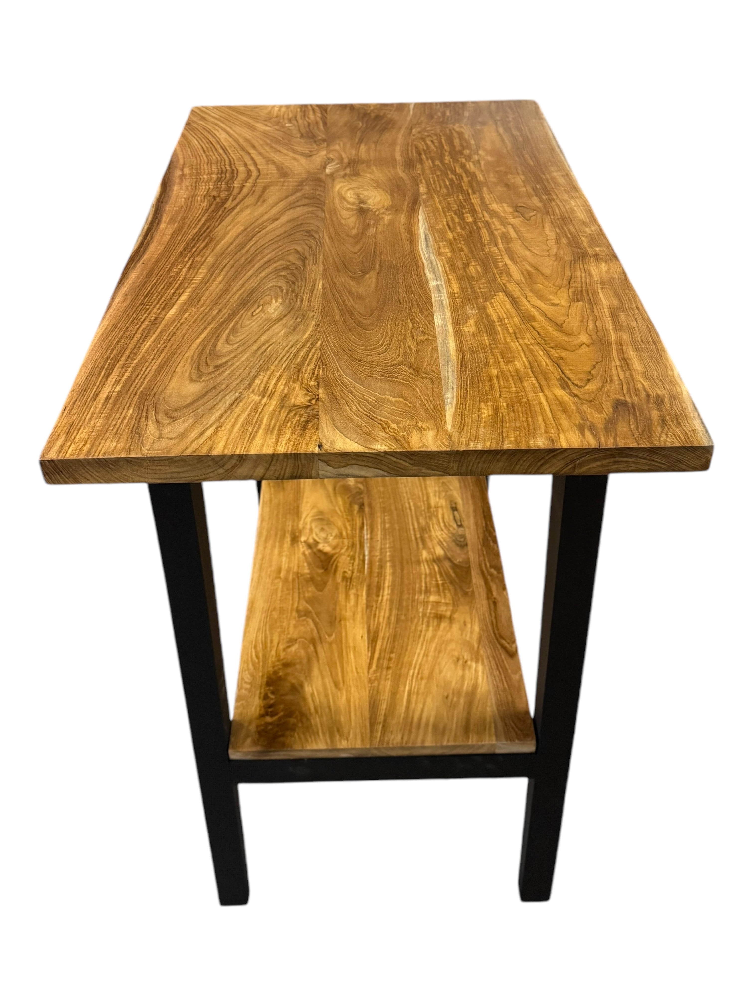 Holz Waschtisch - Mit zusätzlichem Boden - Für Waschbecken - Teakholz - 81x80x50 cm - FaHome