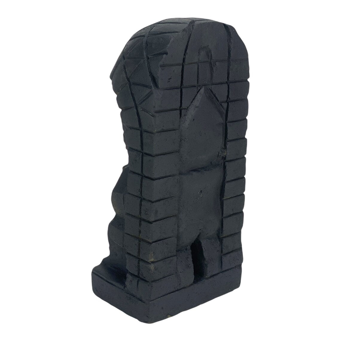 Tiki „Ku“ Figur - Garten Innenbereich Deko - Hawaii Gott des Krieges Statue - Kalkstein - 30x12,5x9 cm (Kopie) - FaHome