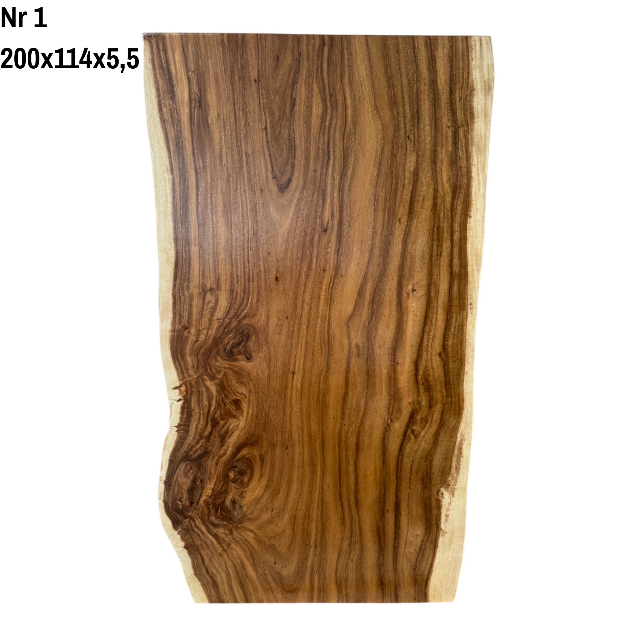 Massivholz Esstisch Natur Baumkante - Holz Tisch Massiv Suarholz Einzelstücke Tischplatte