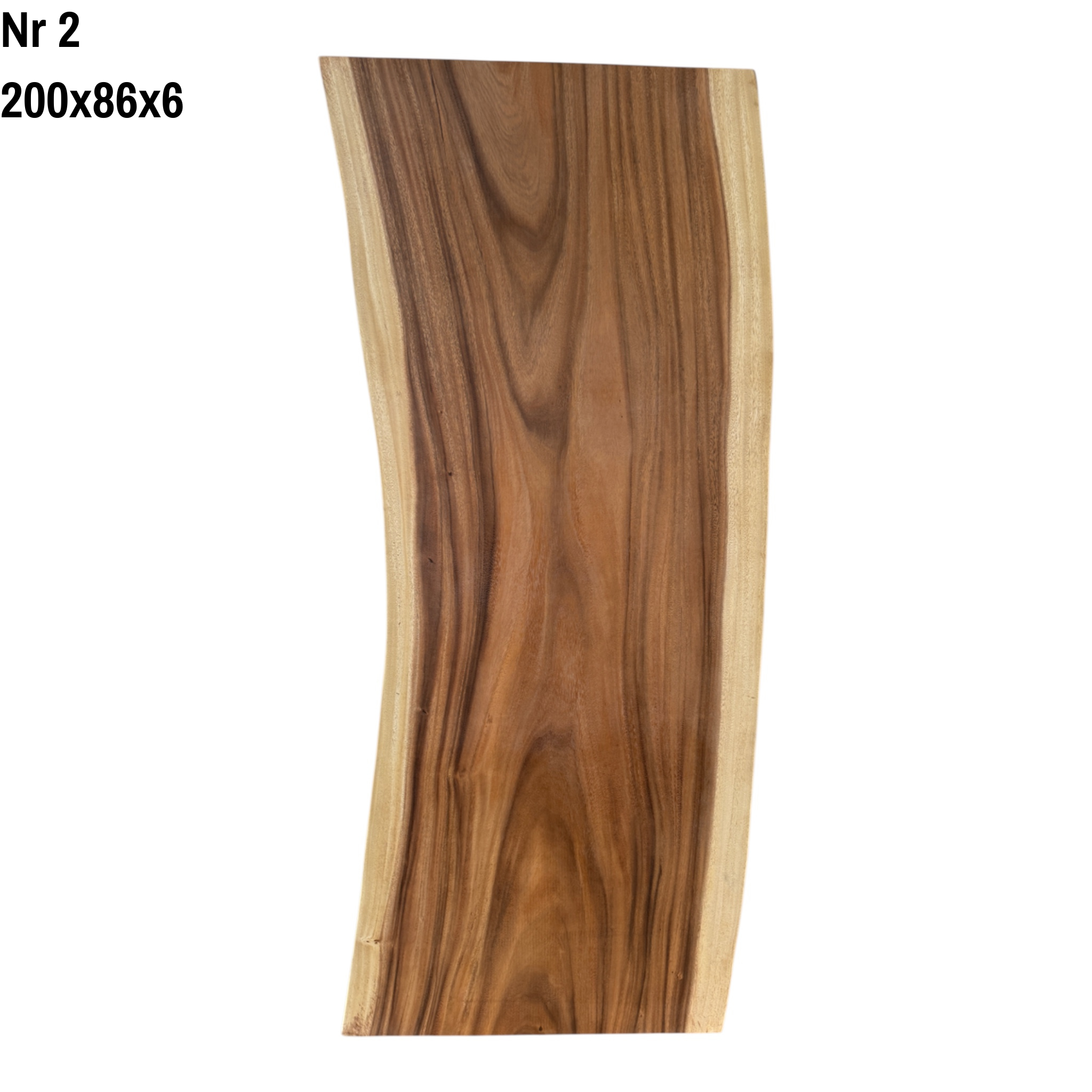 Massivholz Esstisch Natur Baumkante - Holz Tisch Massiv Suarholz Einzelstücke Tischplatte