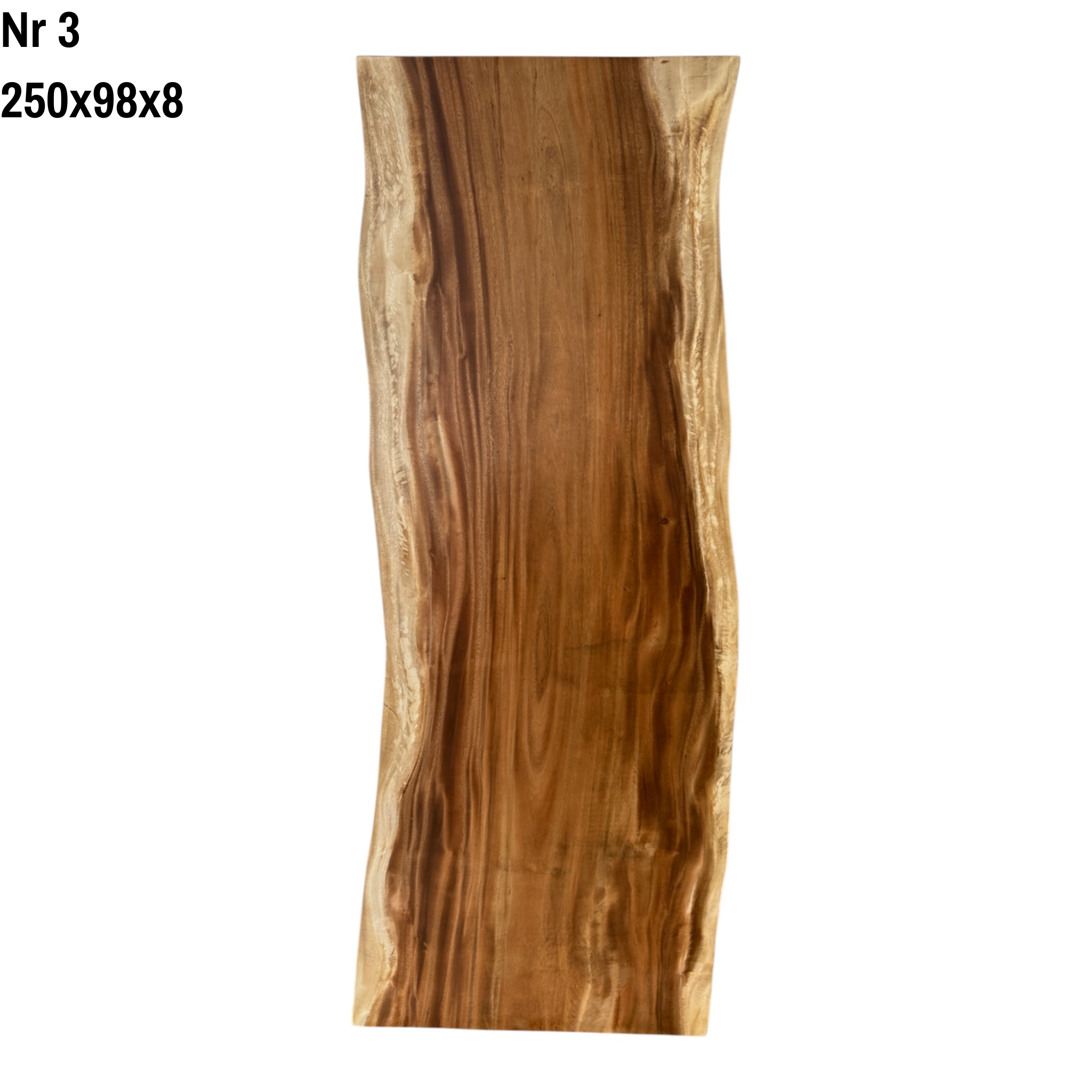 Massivholz Esstisch Natur Baumkante - Holz Tisch Massiv Suarholz Einzelstücke Tischplatte